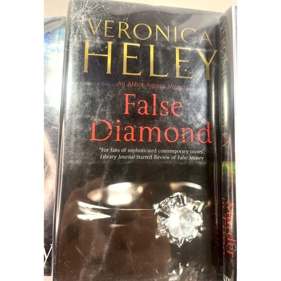 Veronica Heley Book Lot of 5 Hardbacks Murder with Mercy, False Diamond and More - Picture 3 of 16